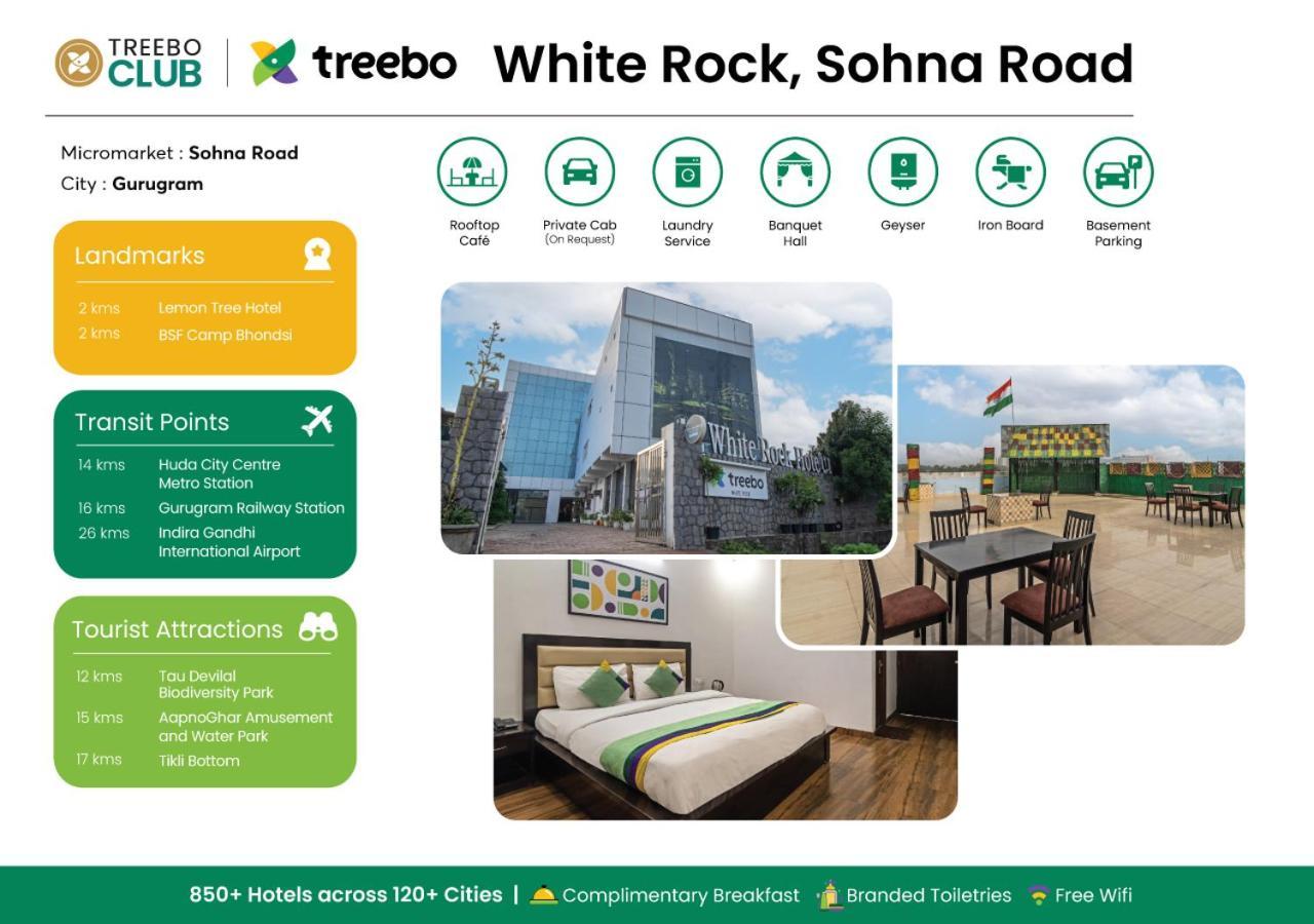 Treebo White Rock, Sohna Road 호텔 구르가온 외부 사진